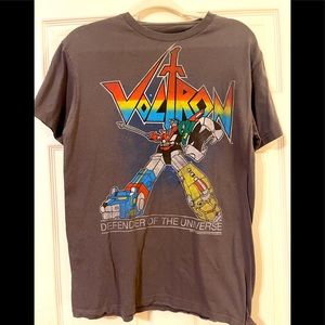 Licensed Voltron: Defenders Of The Universe Retro Rainbow Men’s Medium T-Shirt